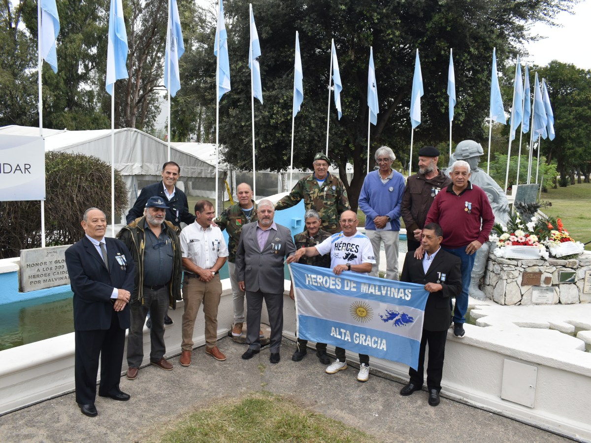 Alta Gracia y un nuevo homenaje a los héroes de Malvinas: 649 razones para no&nbsp;olvidar