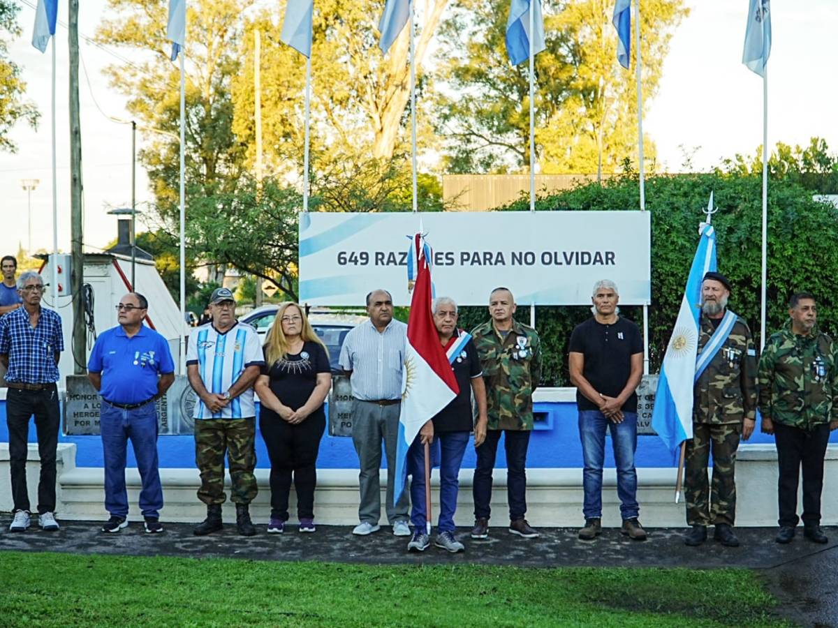 Memoria: Alta Gracia homenajeó a los veteranos y caídos en&nbsp;Malvinas