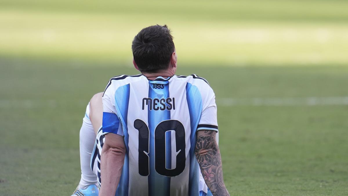 Lionel Messi anunció su retiro de la Selección&nbsp;Argentina